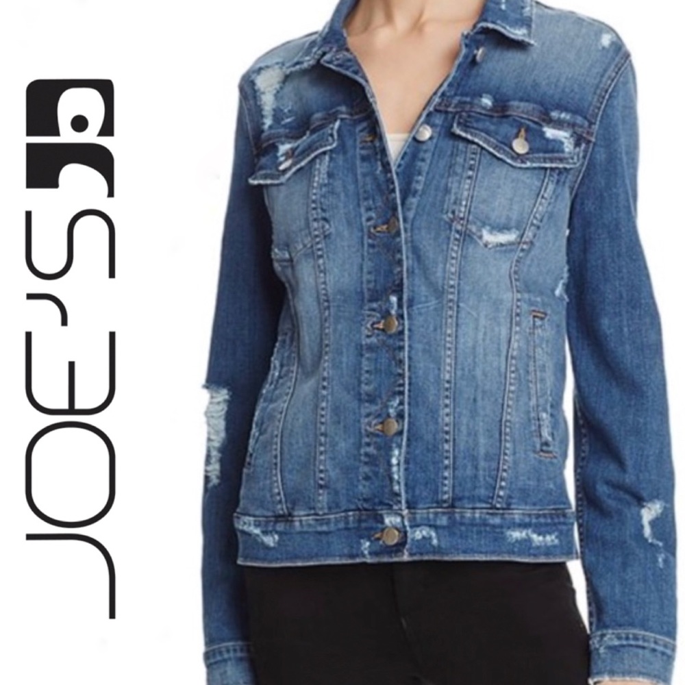 🆕 Joe’s Jeans Distressed Denim Boyfriend Jacket